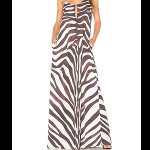 SOLD Mara Hoffman Zebra Maxi Dress